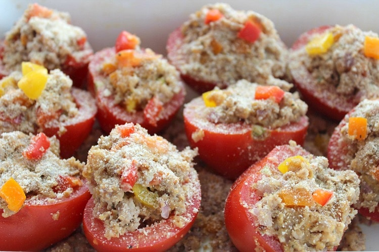 Pork Stuffed Tomatoes 