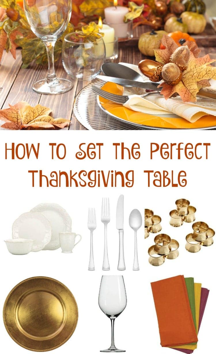 hoq to set the perfect Thanksgiving table