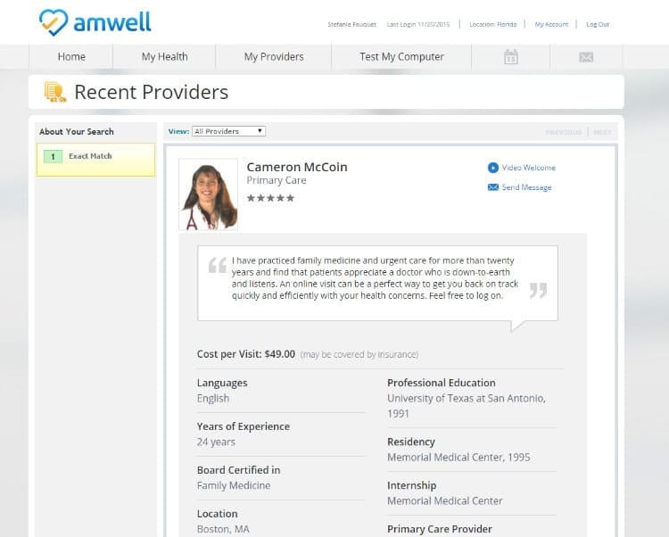 amwell review