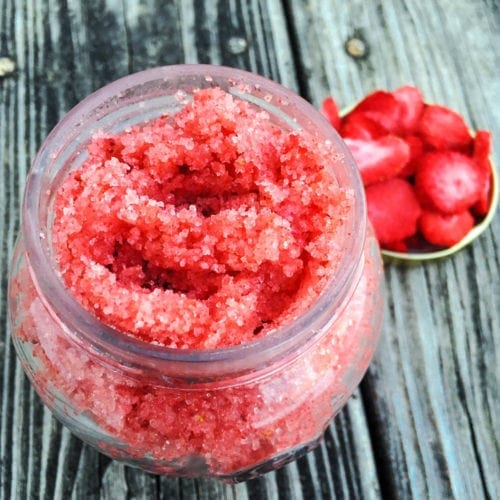 homemade sugar scrub for legs