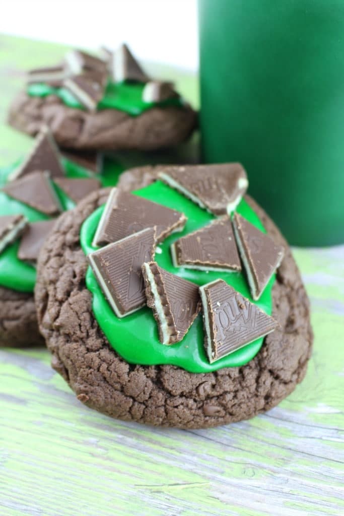 Chocolate Mint Cake Cookies Recipe