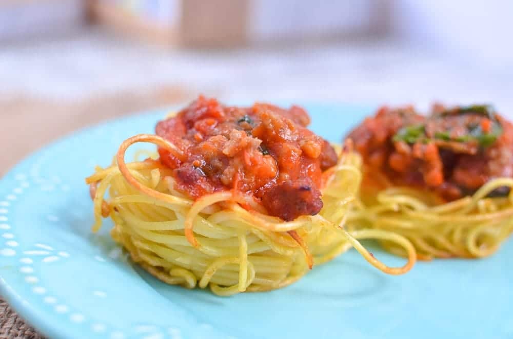 spaghetti muffin cups recipe