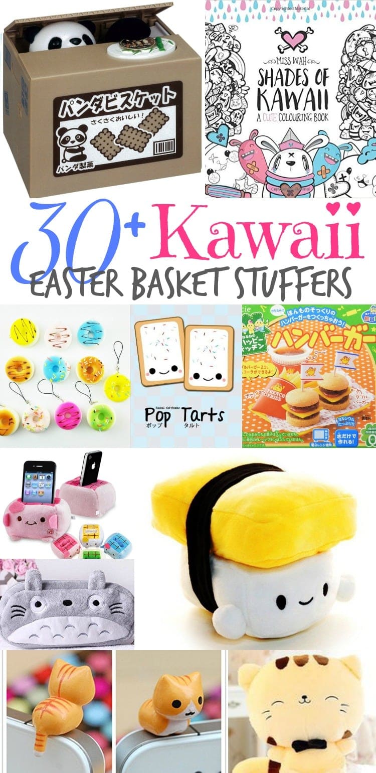 30+ Kawaii Easter Basket Stuffer Ideas