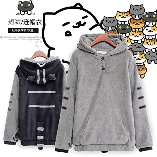 neko atsume cute cat hoodie