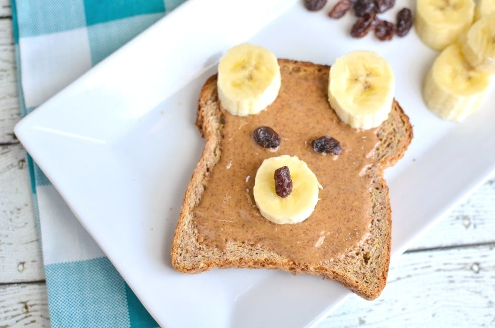 teddy bear toast