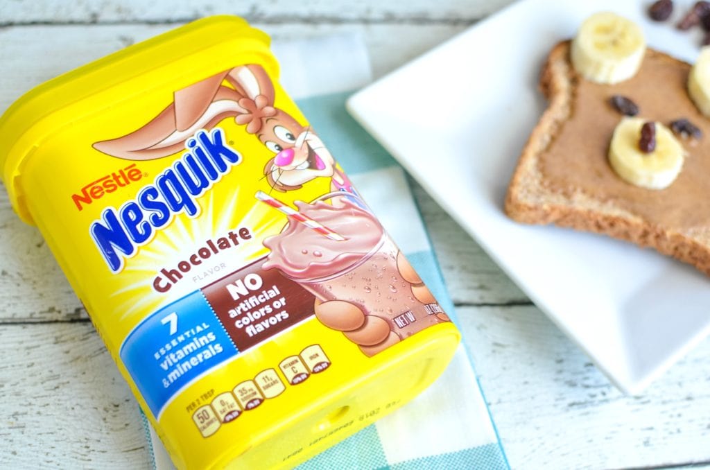 Teddy Bear Toast Nesquik