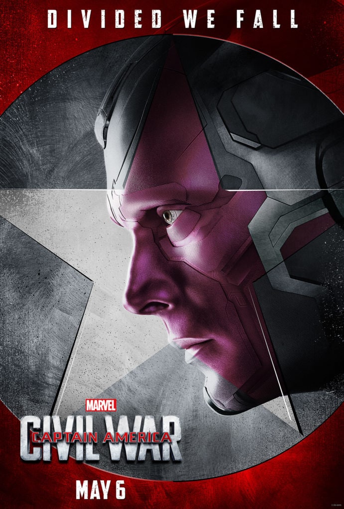 captain america vision poster