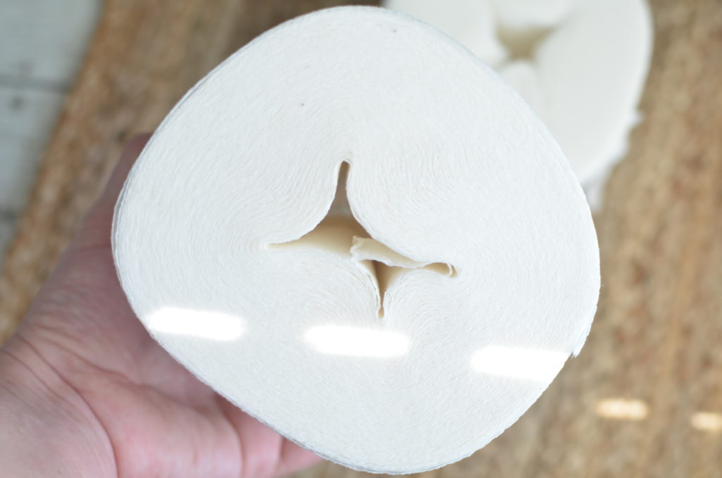 tube-free toilet paper