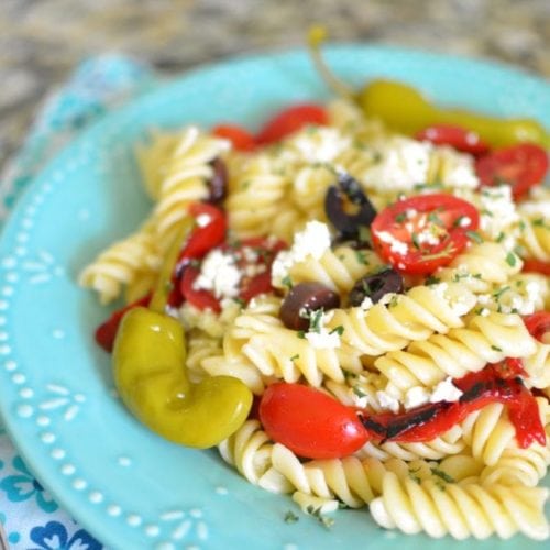 chilled greek pasta salad recipe