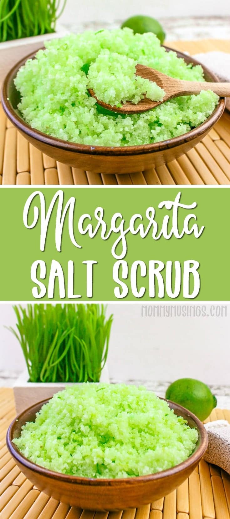 DIY Margarita Salt Scrub | Homemade Lime Salt Scrub Recipe