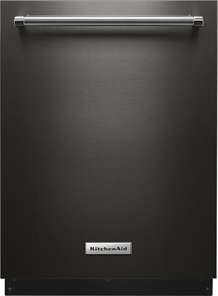 black stainless steel dishwasher kitchenaid