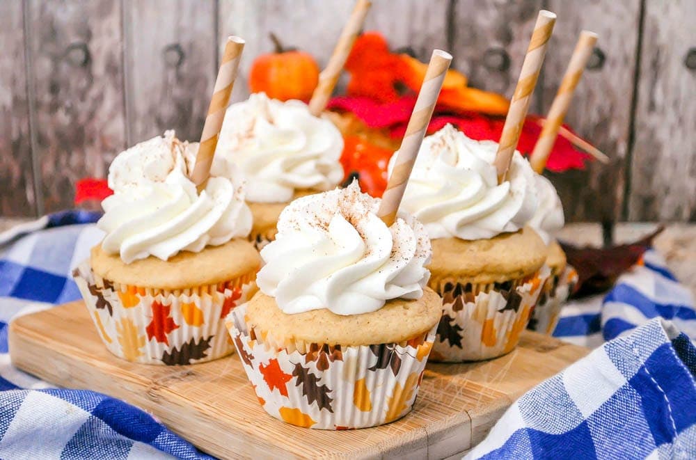 pumpkin spice latte cupcakes