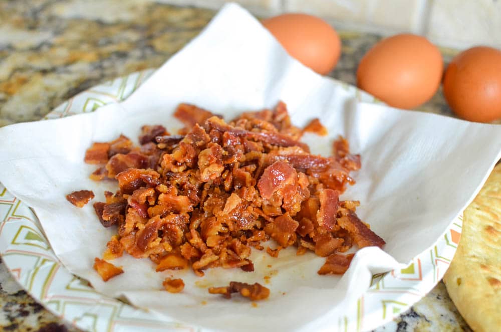 crispy crumbled bacon