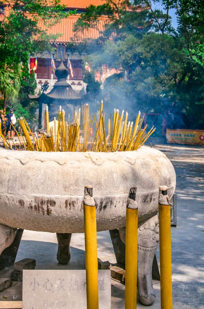 incense Po Lin Monastery