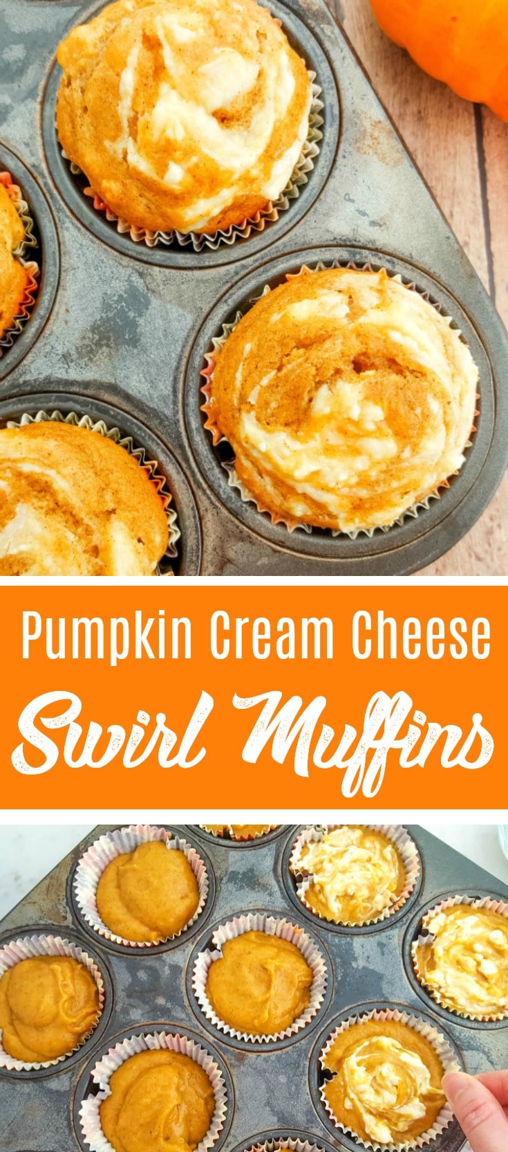 Pumpkin Cream Cheese Swirl Muffins Recipe