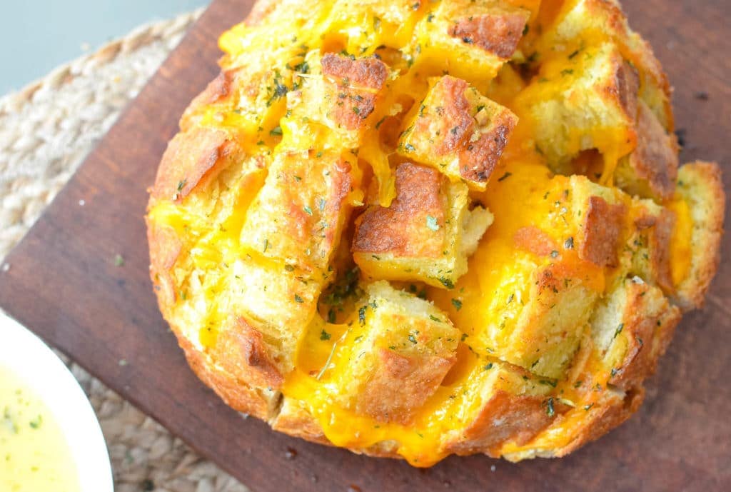 cheesy pull apart bread