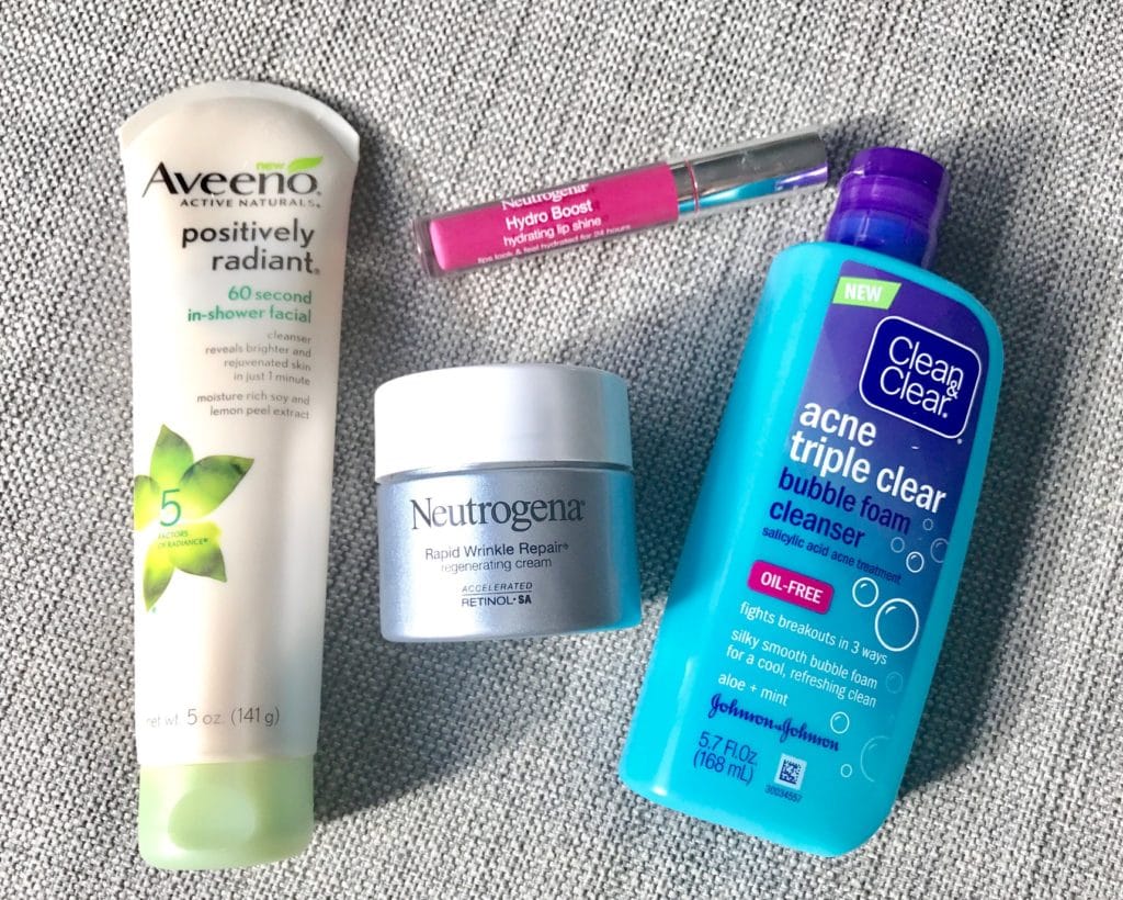 target haul skincare adventures aveeno neutrogena clean & clear