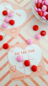 tic tac toe valentine printable