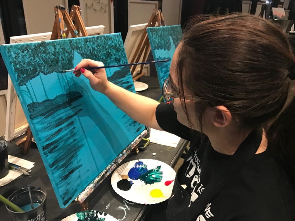 Pinots Palette paint and sip
