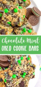 chocolate mint oreo cookie bars