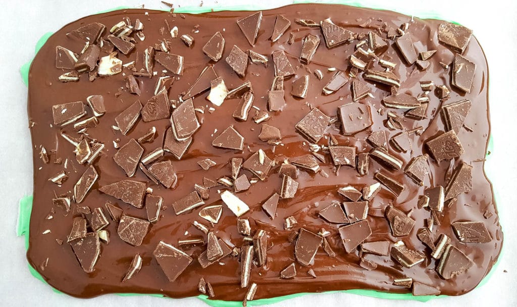 andes mint grasshopper mint chocolate bark