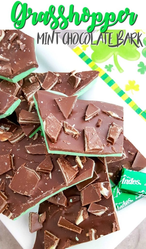 grasshopper mint chocolate bark recipe