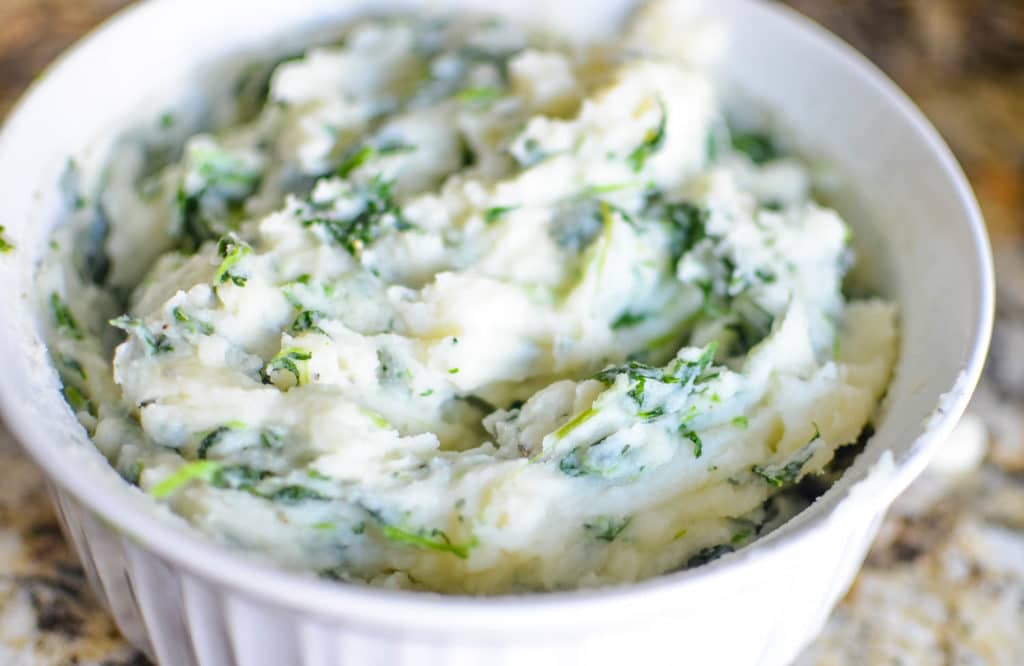 Spinach Mashed Potatoes