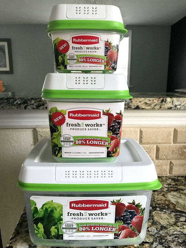 Keep Produce Fresh Longer with Rubbermaid FreshWorks™ - Life With Lovebugs