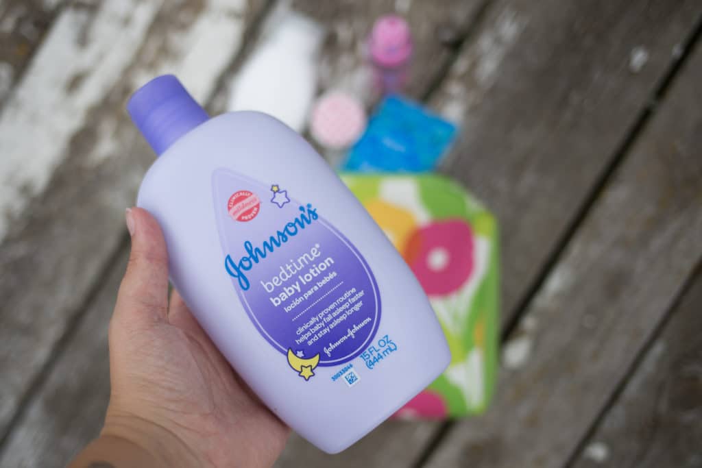 johnson's baby lotion blue bottle