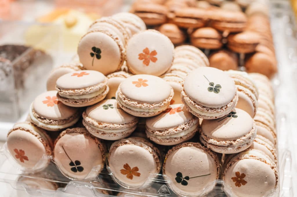 honey macarons in paris