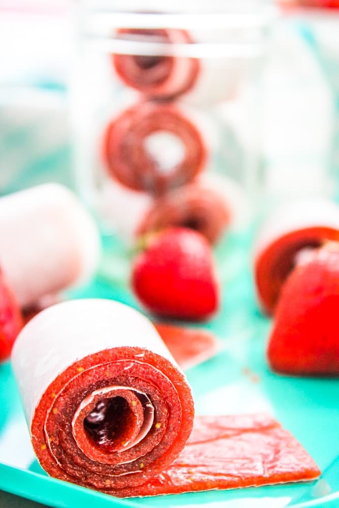 HEALTHY CANDY using a DEHYDRATOR! Strawberry Fruit Roll-Up