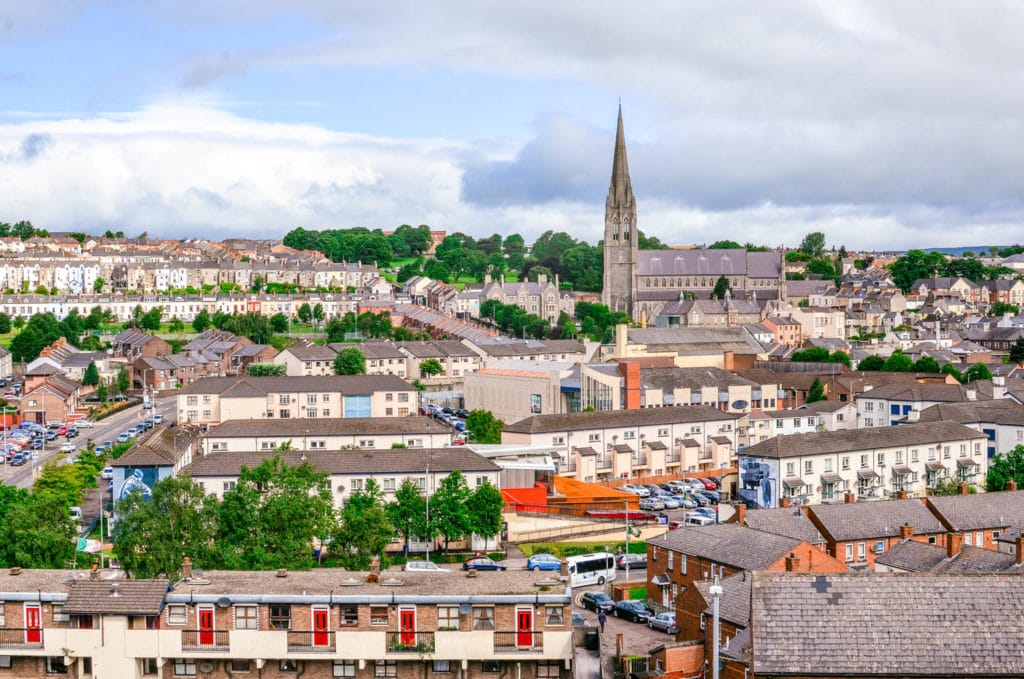 derry beyond wall northern ireland