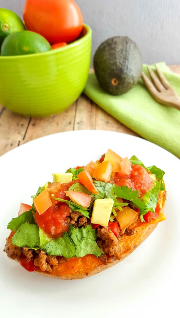 Taco Stuffed Sweet Potatoes Recipe