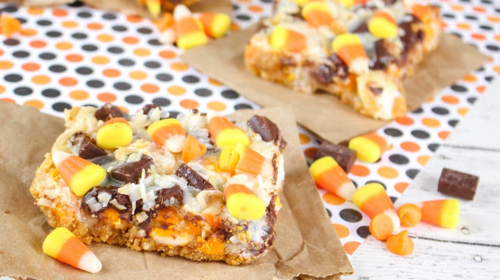 candy corn magic cookie bars recipes