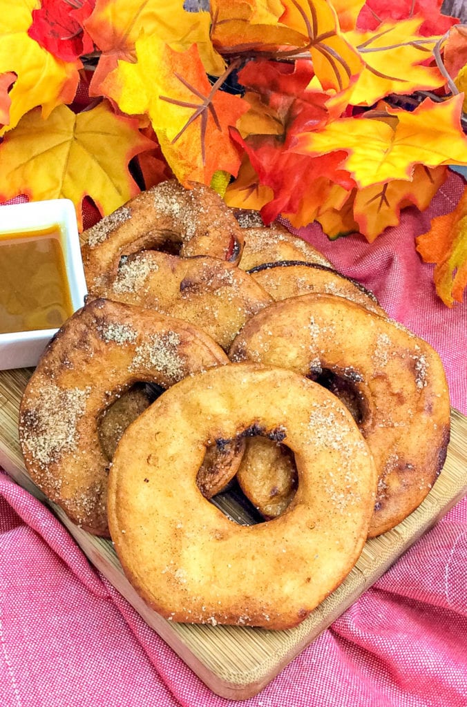 Pumpkin Spice Fried Apple Rings Recipe 