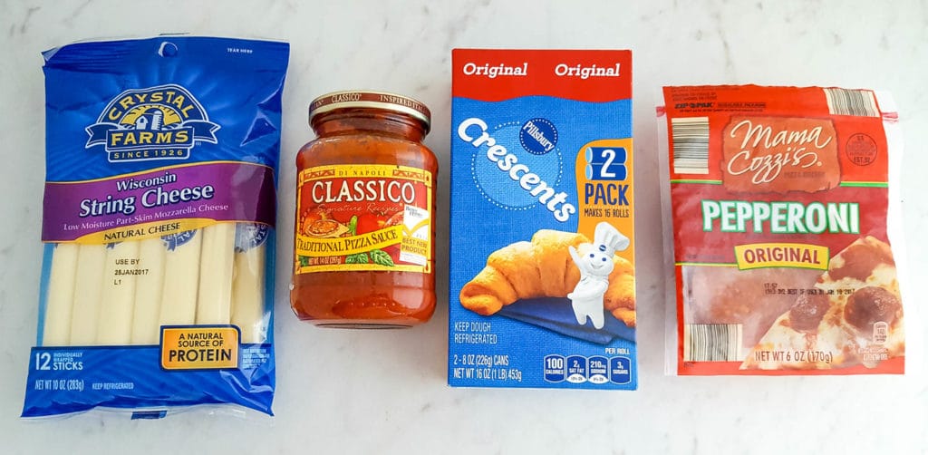 Crescent Roll Pizza Ingredients