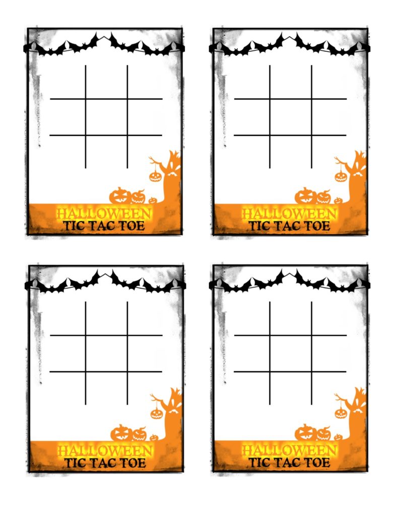 Printable Tic Tac Toe Boards (Free printable templates!)