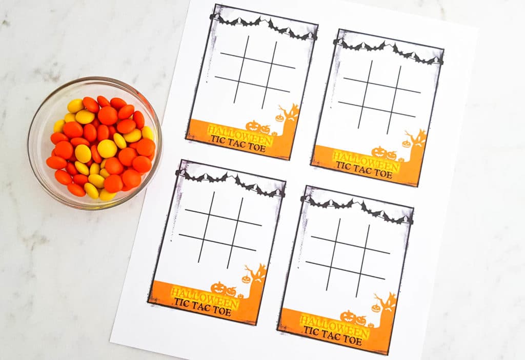 Free Halloween Tic Tac Toe Printable DIY