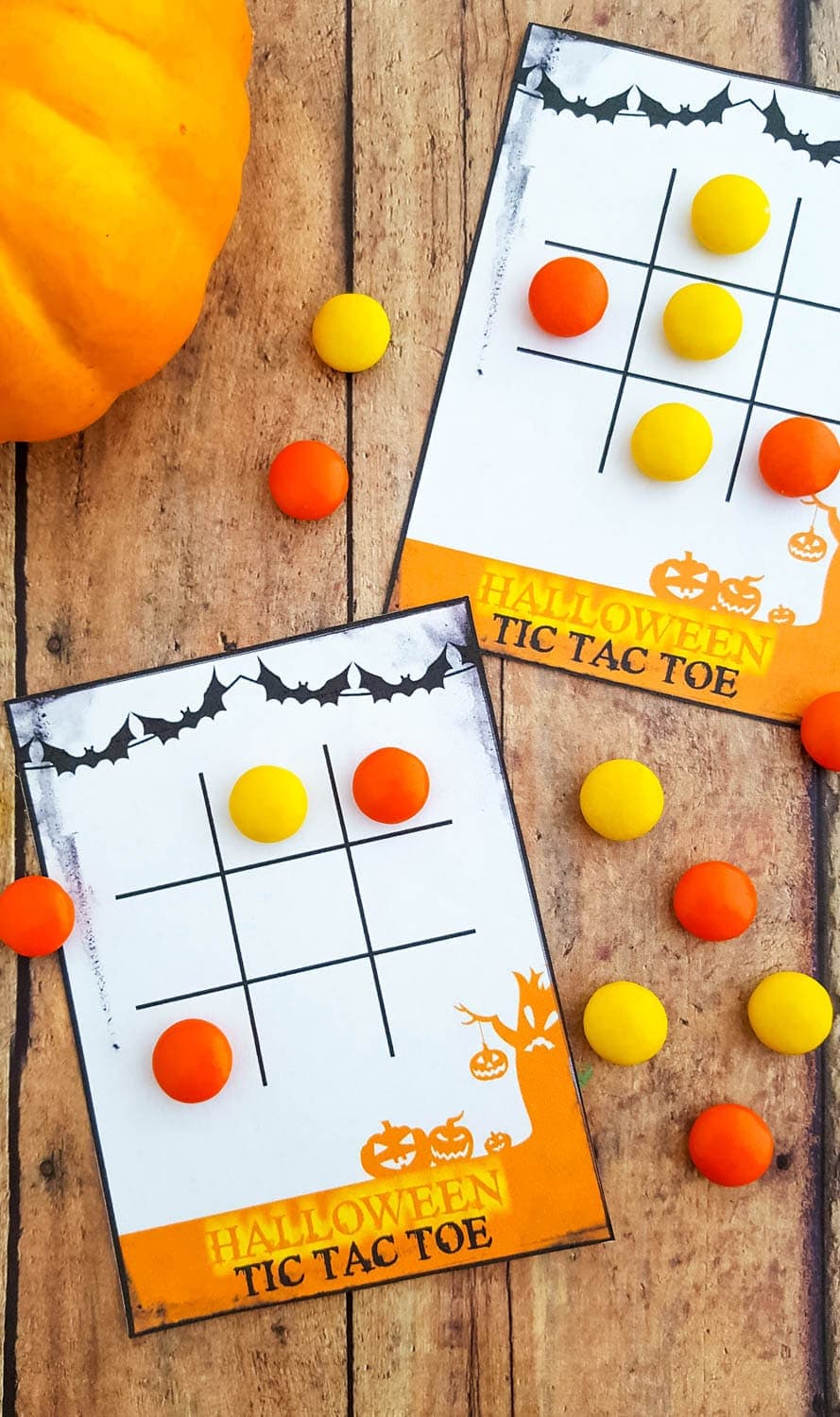 free printable halloween tic tac toe game cards