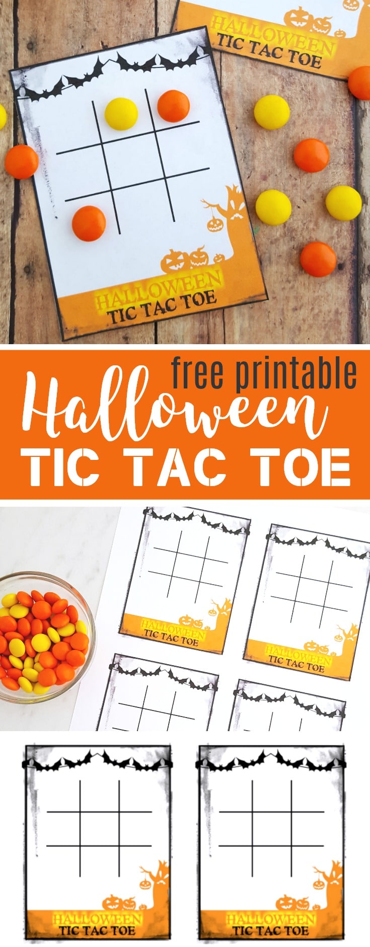 Free Halloween Tic Tac Toe Printable Game Cards Free Halloween Tic Tac Toe Printable Game Cards