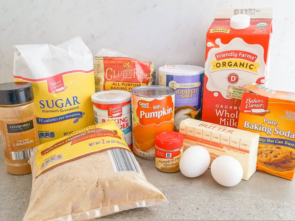 Baked Pumpkin Donuts Ingredients gluten-free