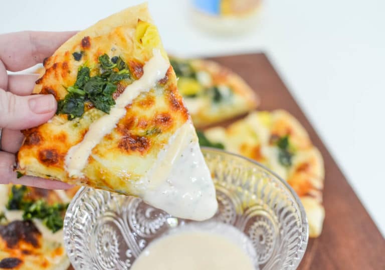 Spinach and Artichoke Dip Pizza Recipe