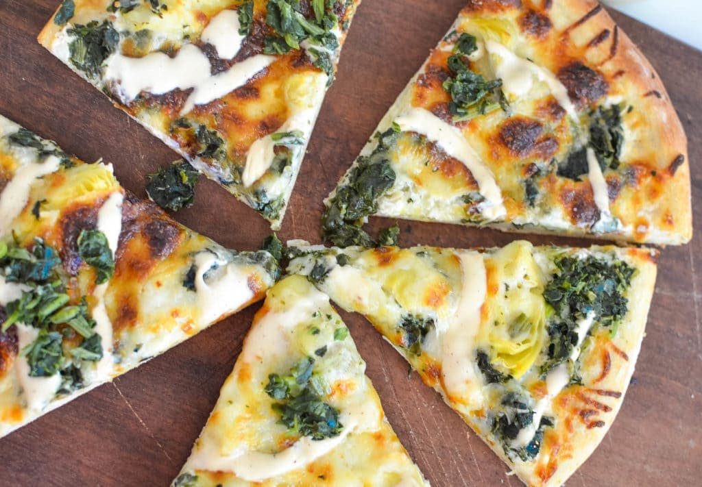 spinach artichoke dip pizza recipe