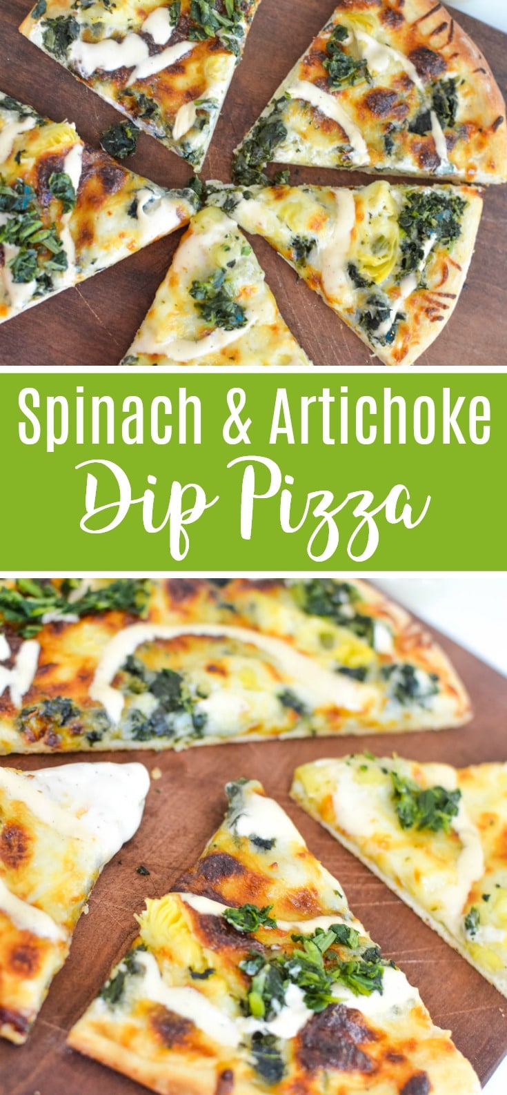 spinach artichoke dip pizza