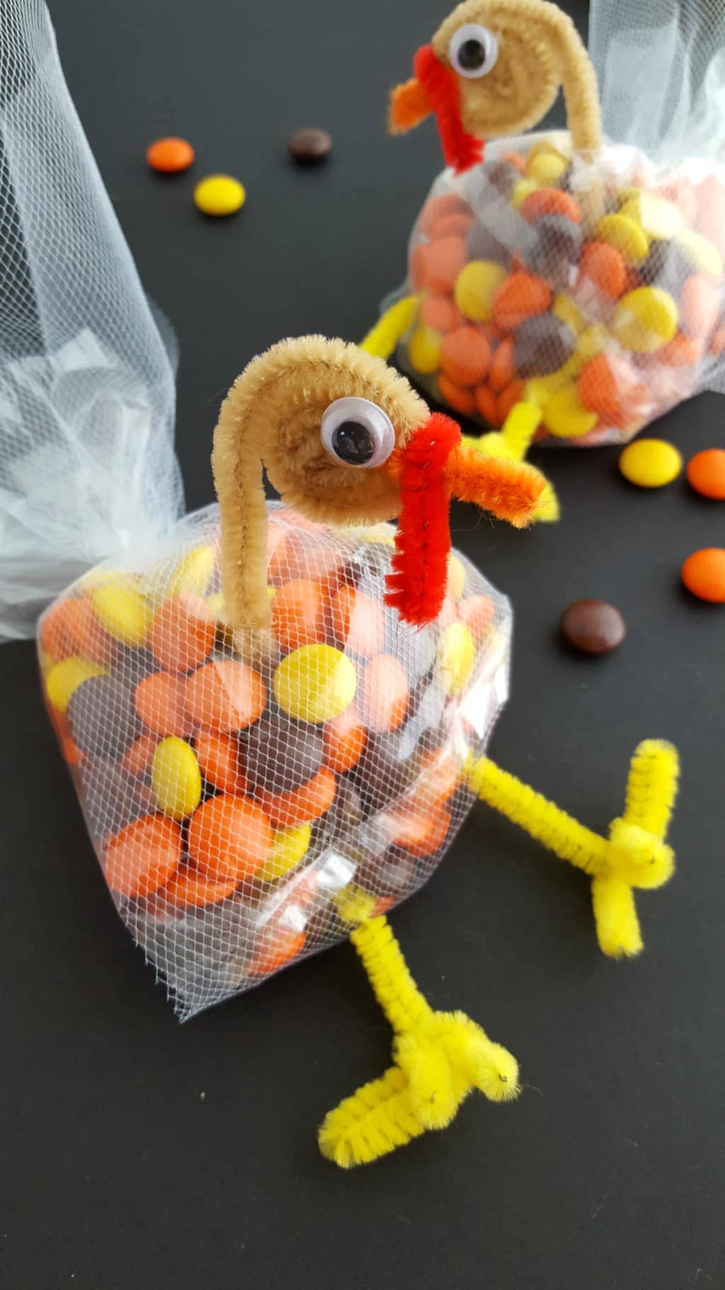 Thanksgiving Turkey Treat Bags for Kids