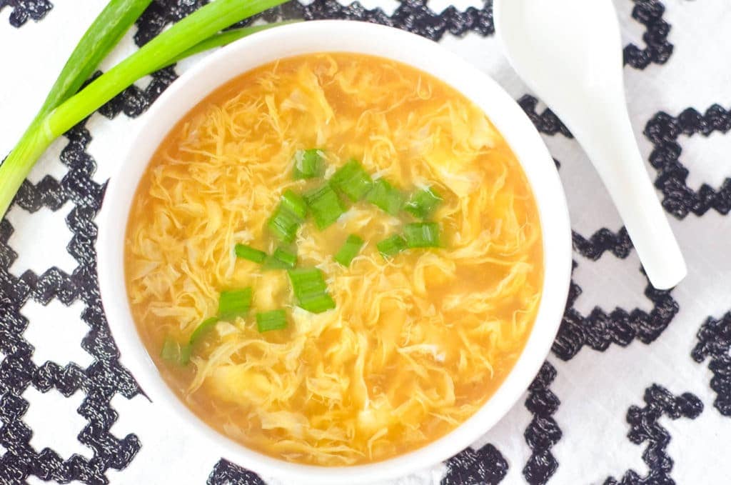 10 Minute Homemade Egg Drop Soup Recipe
