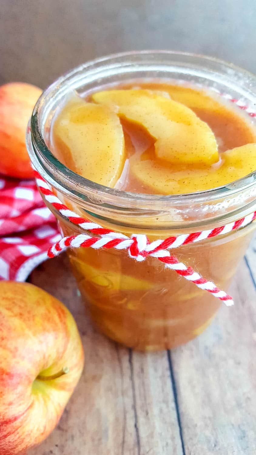 homemade apple pie filling