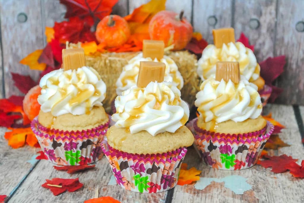 Caramel Pumpkin Spice Latte Cupcakes Recipe