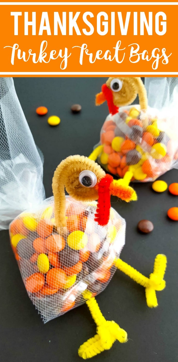 thanksgiving turkey treat bags