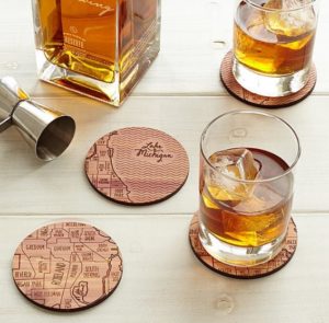 map coasters